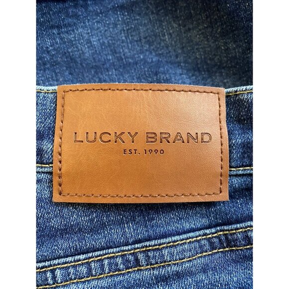LUCKY BRAND Jeans Women 10/30 Ankle Premium Denim Easy Rider Boot Cut Distressed - Picture 8 of 13